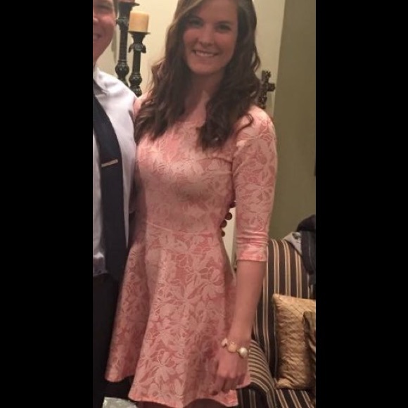 Francesca's pink dress