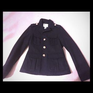 Navy peacoat -Urban Outfitters
