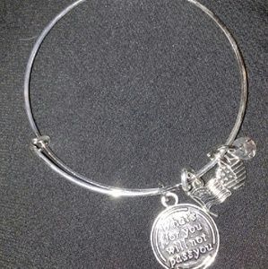 Alex and Ani Uk silver bangle bracelet