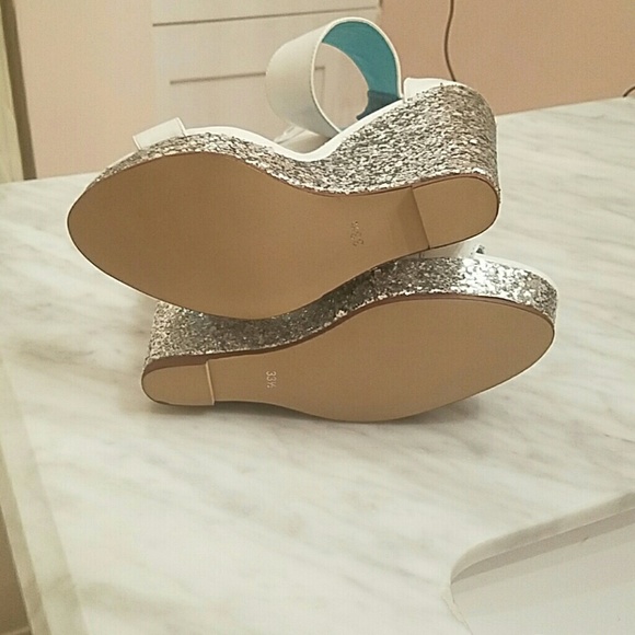 Glitter wedge heels size 4.5 - Picture 4 of 4