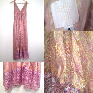 Anna Sui Princess Long Dress Size 8 Medium