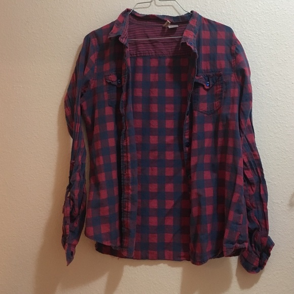 Red and Blue Flanell