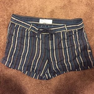 Carve Designs blue striped shorts