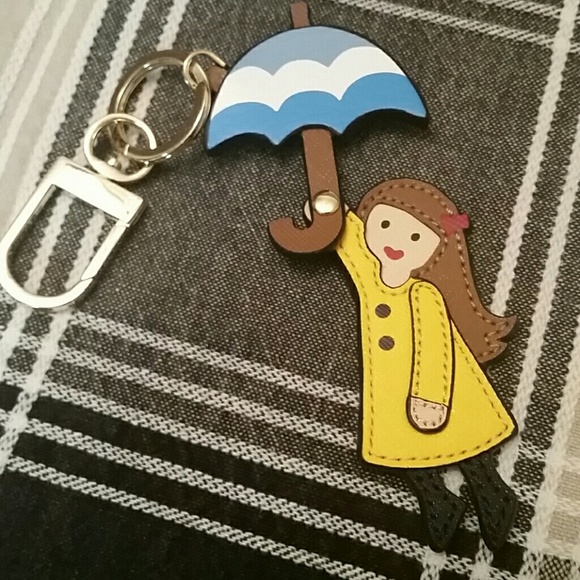 Tory Burch Rain Girl Key Fob (NWT)