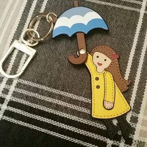 Tory Burch Rain Girl Key Fob (NWT)