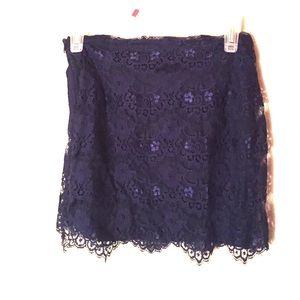 Blue Lace Skirt
