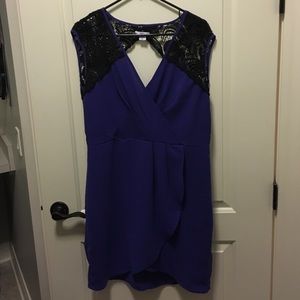 Bar III Purple Dress