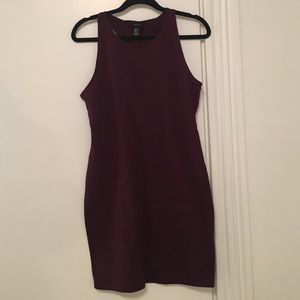 Forever 21 | Plum Racerback Bodycon Mini Dress