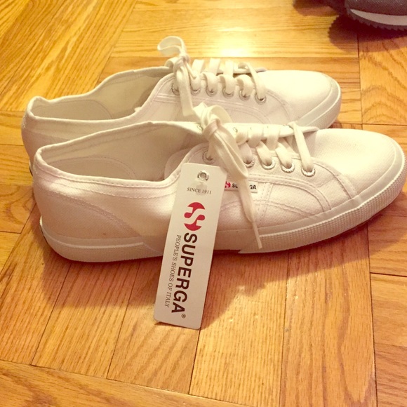 Superga white unisex sneakers - brand new!