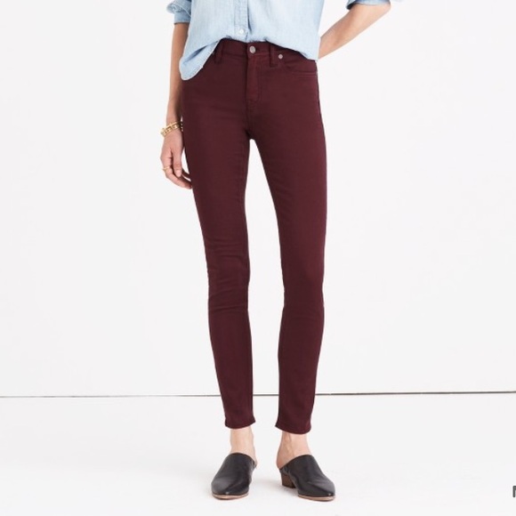 High-rise Skinny Sateen Jeans