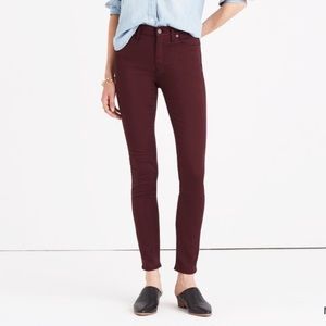 High-rise Skinny Sateen Jeans
