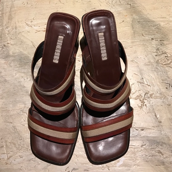 Strappy heel sandals