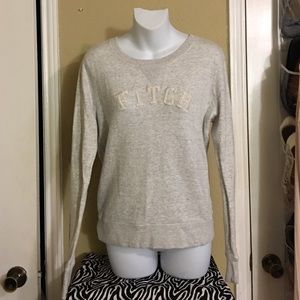 Heather grey Abercrombie & Fitch sweater
