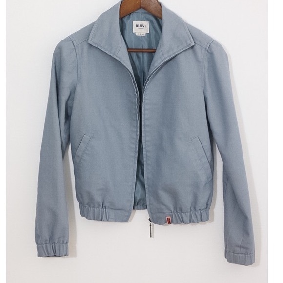 Rare Women's Blue zipper jacket
