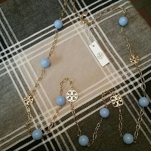Tory Burch Logo Necklace (NWT)