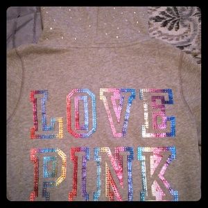 VS pink jacket