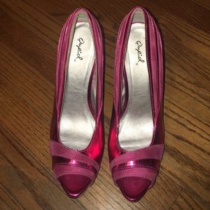 Qupid Pink Heels