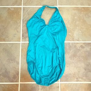 Motionwear halter leotard