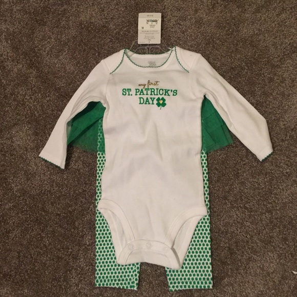 My first St. Patrick's Day size 12 mo.