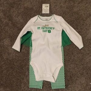 My first St. Patrick's Day size 12 mo.
