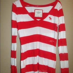 Striped Abercrombie and Fitch Long Sleeve Shirt!!!