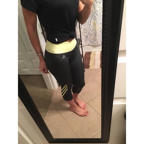 Adidas cropped  workout leggings