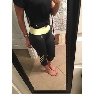 Adidas cropped  workout leggings