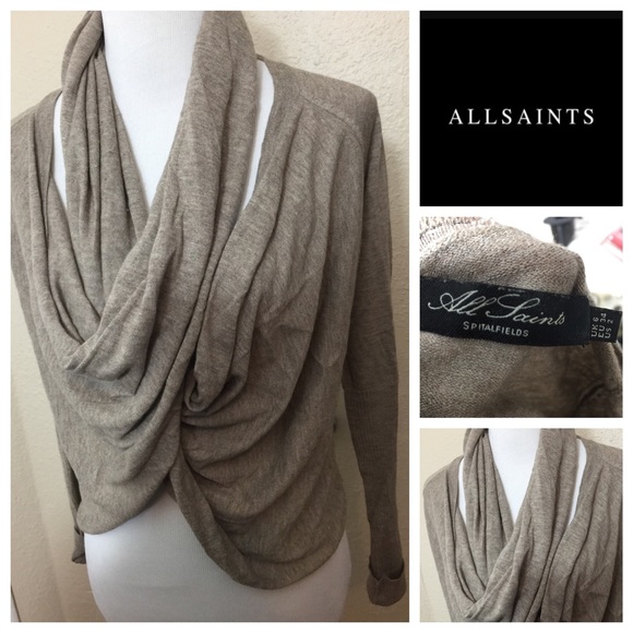 all saints wrap cardigan