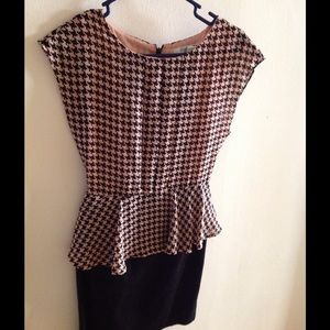 Pink and black forever 21 dress