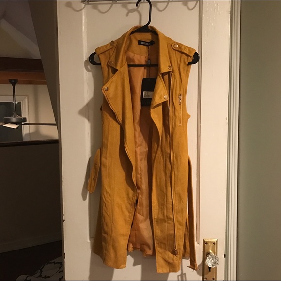 Mustard Trench Vest.