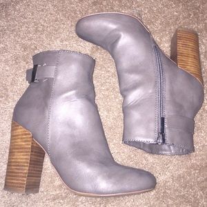 Express Grey ankle boots