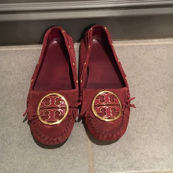 Tory Burch Suede Loafers