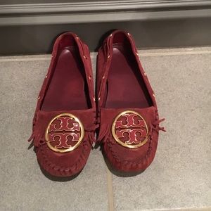Tory Burch Suede Loafers