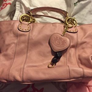 Authentic Blush pink leather Juicy Couture bag