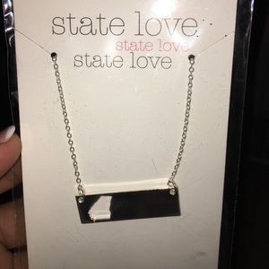State love necklace from Alma Mater Collection.