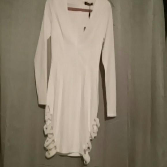Brand new misguided white dress