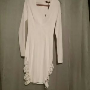 Brand new misguided white dress