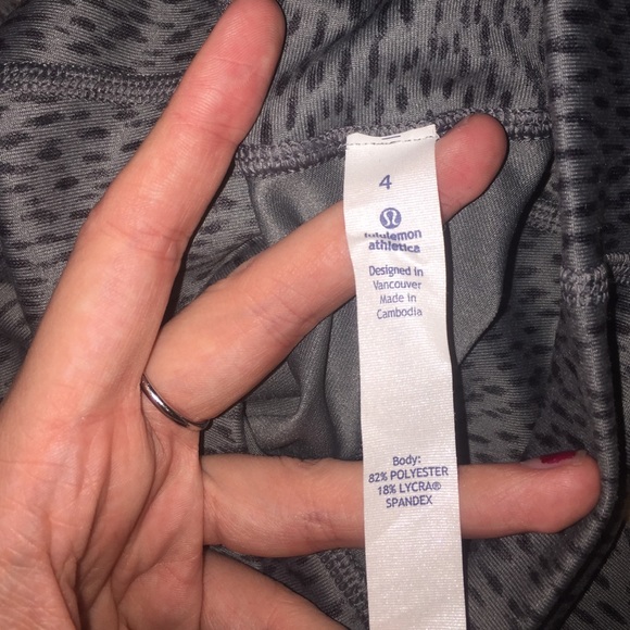 Lululemon cropped leggings grey - Picture 4 of 4