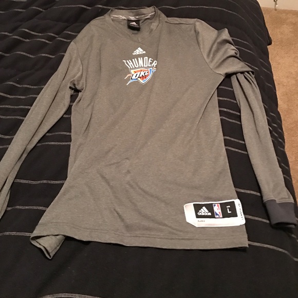 OKC Thunder NBA Official Adidas Long Sleeve