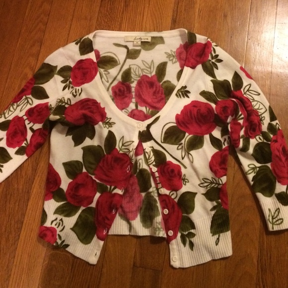 Forever 21 Floral Cardigan