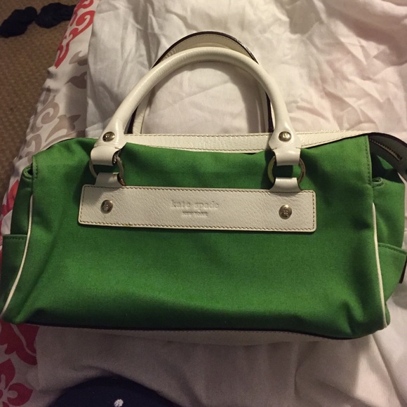 Authentic green Kate spade bag