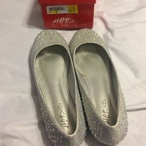 Rhinestone Shimmery Flats