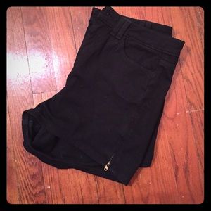 Black American Apparel High Waisted Shorts