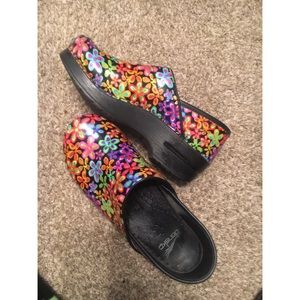 Dansko "Flower Power" clogs