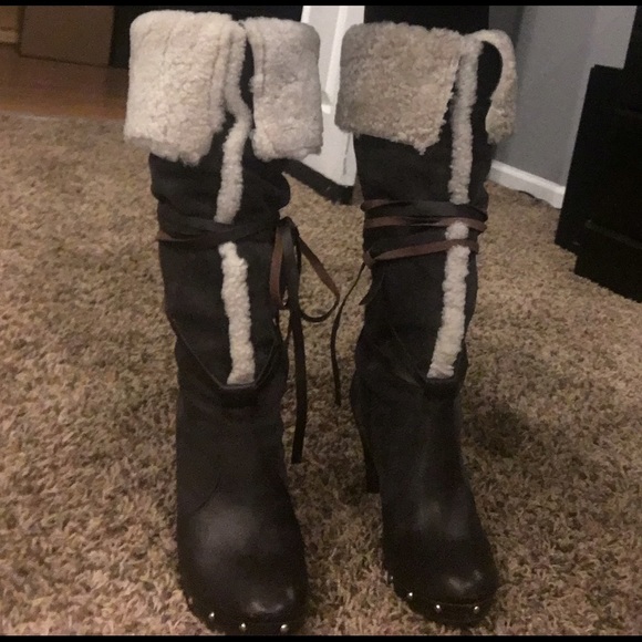 Michael Kors fur boots