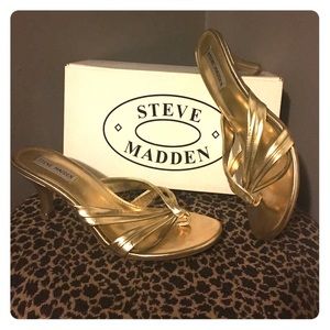 Steve Madden Strappy Kitten Heeled Sandals