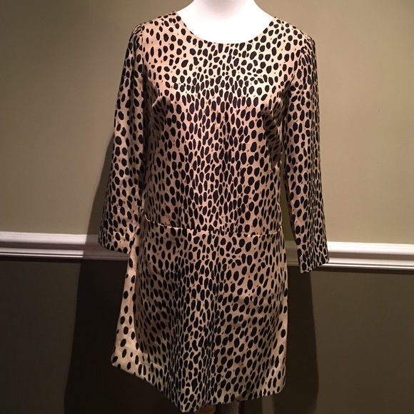 Jcrew leopard dress