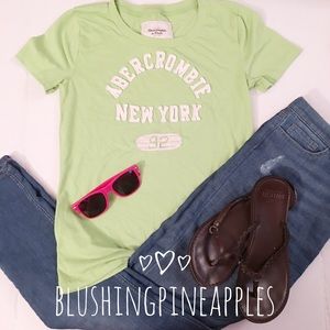 Abercrombie and Fitch Light Green Shirt