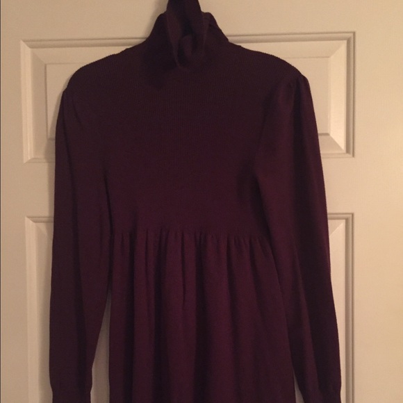 Plum color Sweater Dress - Picture 1 of 1