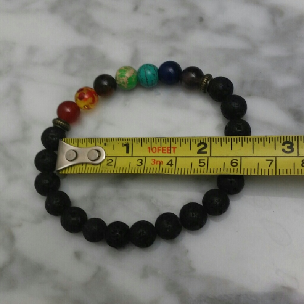 7 Chakra Rainbow Bracelet - Picture 4 of 4